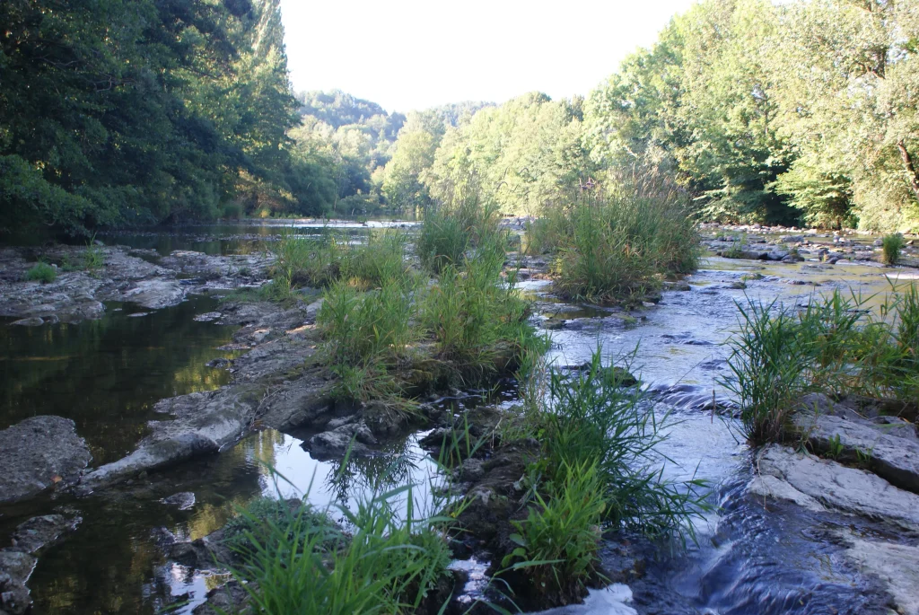 boottocht over de rivier de Lot